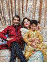 Family People Fun Sitting Family taking photos together Photography Daughter Child Happy Smile
